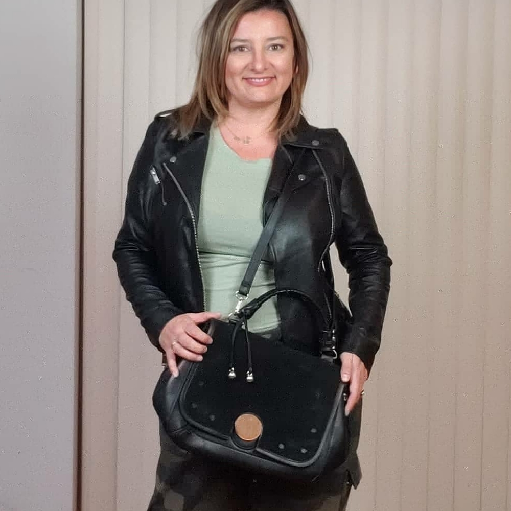 ZARA Basics Black Handbag